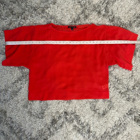 Happening In The Present- Salmon Shortsleeved Blouse - Large - Picture 5 of 6